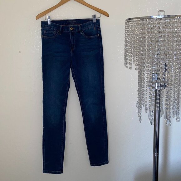 Tommy Hilfiger Women's Jean Greenwich Skinny Size 6 Dark - Picture 1 of 16